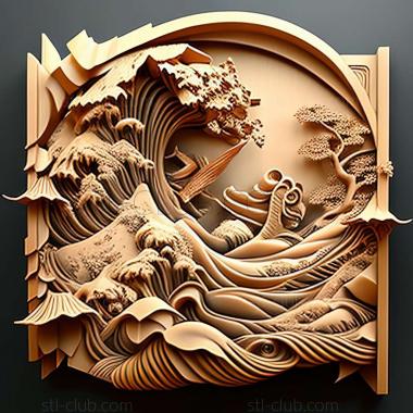 3D model japanese art (STL)